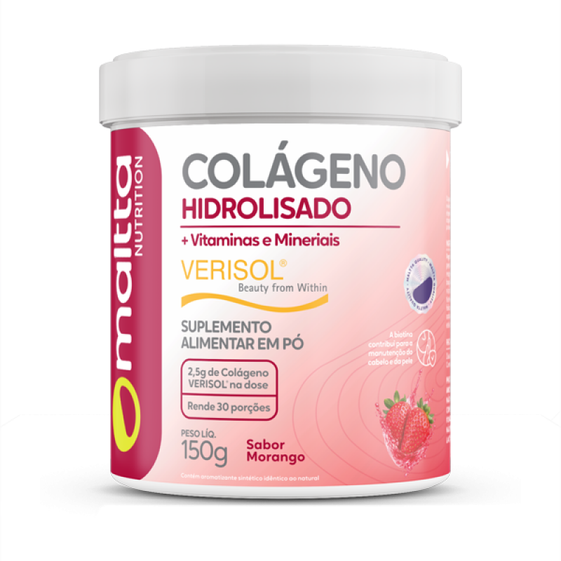Colágeno Hidrolisado com Vitaminas Sabor Limão Siciliano 200g 