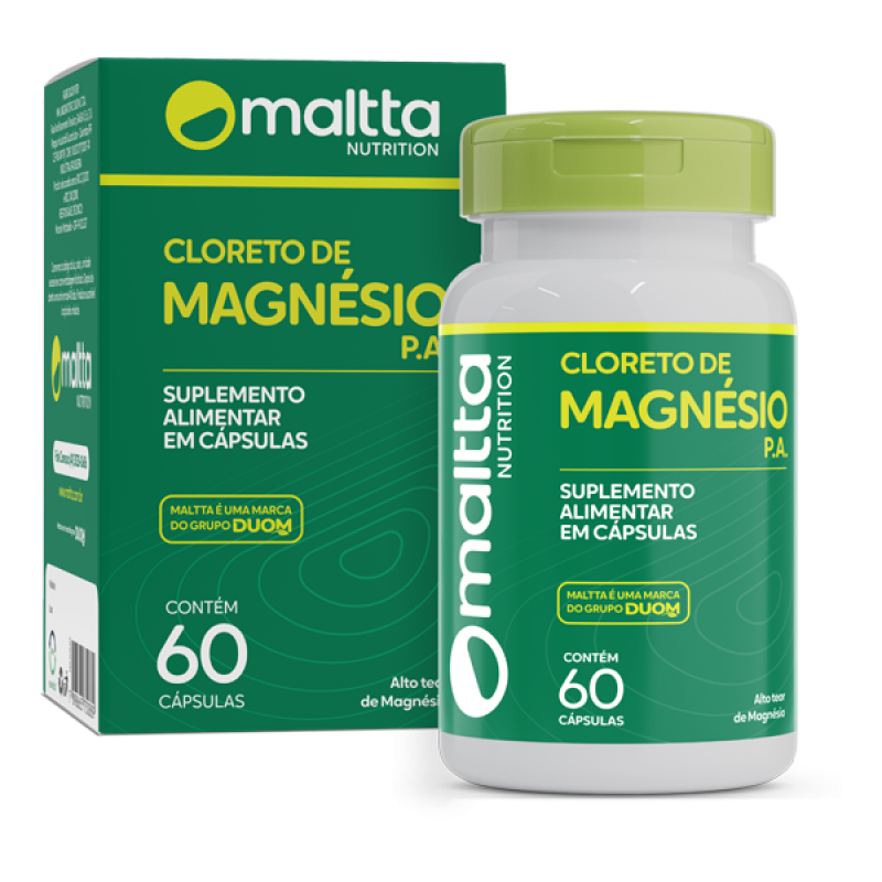 Cloreto de Magnésio 120 cápsulas