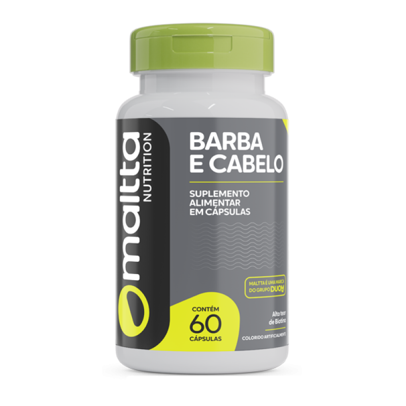 Barba e Cabelo 60 cápsulas
