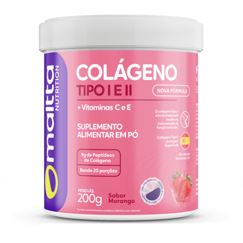 Colágeno Hidrolisado com Vitaminas Sabor Limão Siciliano 200g 